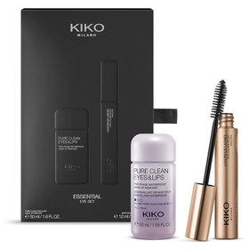 تصویر کیت ریمل و پاک کننده آرایش دو فاز کیکو میلانو Essential Eye Set kiko Milano 