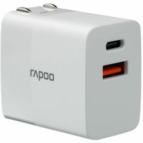 تصویر شارژر رپو PA20 Dual Port Rapoo PA20 Dual Port 20W Charger