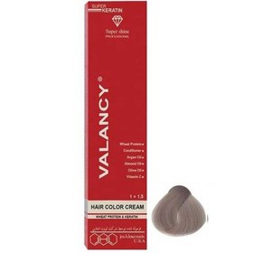 تصویر رنگ مو والانسی سری خاکستری مدل بلوند خاکستری خیلی روشن شماره C8 VALANCYC8Hair Color 100 ml