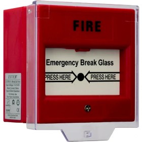 تصویر شستی اعلام حریق ZITEX مدل ZI-CP86 Fire alarm ZITEX model ZI-CP86