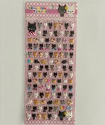 تصویر استیکر سه بعدی گربه 