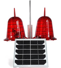 تصویر چراغ هشداردهنده خورشیدی مدل CL660-110 