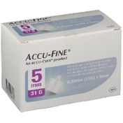 تصویر سر سوزن انسولین اکیوچک مدل اکیو فاین شماره 5 | AccuChek AccuFine 