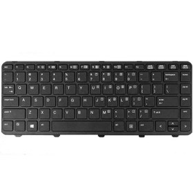 تصویر کیبورد لپ تاپ اچ پی HP ProBook 640 G1 / 645 G1 با فریم مشکی ا HP ProBook 640 G1 / 645 G1 Keyboard Laptop HP ProBook 640 G1 / 645 G1 Keyboard Laptop