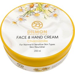تصویر کرم مرطوب کننده دست و صورت بابونه دیلمون کاسه ای 