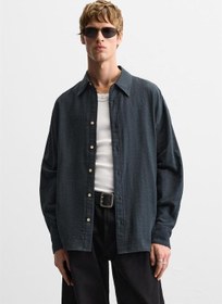 تصویر پیراهن مردانه زارا RELAXED FIT TEXTURED SHIRT 