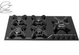 تصویر اجاق گاز شیشه ای درسا مدل DG2102-5R ظرفیت ۵ شعله 