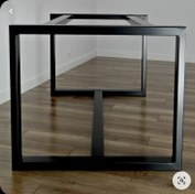 تصویر پایه فلزی میز کد H5 