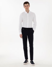 تصویر شلوار پیرکاردین اورجینال Pierre Cardin 1123626 Navy Blue Classic Jogger Trousers 50306962-VR033 