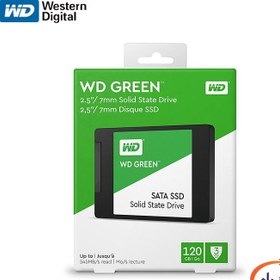 تصویر حافظه SSD وسترن دیجیتال ظرفیت 120 گیگابایت ا Western Digital Green 120GB Internal SSD Drive Western Digital Green 120GB Internal SSD Drive