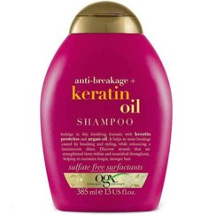 تصویر شامپو کراتین او جی ایکس تقویت کننده و ضد مو خوره قویOrganix Anti-Breakage Keratin Oil Shampoo:OGX 