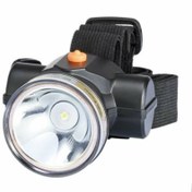 تصویر چراغ پیشانی دی پی مدل DP-7229 LED با نور مهتابی و برد ۳۰۰ متر 