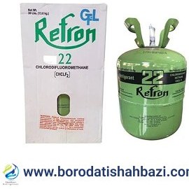 تصویر گاز مبرد R22 برند Refron 