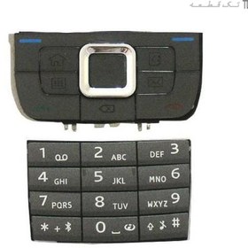 تصویر کیبورد‌صفحه‌کلید نوکیا (مشکی)(اورجینال) Keyboard Nokia E66 