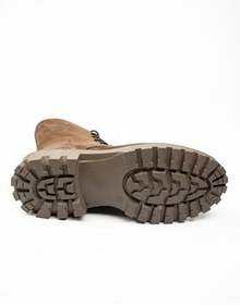 تصویر چکمه و بوت مردانه چرم قهوه ای NUBUCK اسکوتر Scooter 