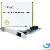 تصویر کارت شبکه اینترنال رویال Royal RP-002 PCI-E ا Royal RP-002 PCI-E Royal RP-002 PCI-E
