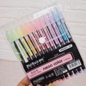 تصویر خودکار ۱۲ رنگ پاستلی نئونی 