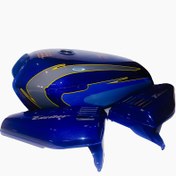 تصویر باک موتورسیکلت تیزرو یدک پارس کد MF2000258 به همراه قاب بغل 