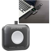تصویر شارژر وایرلس اپل واچ و ایرپاد پرودو Dual Dock PD-WA2N1C Porodo 2in1 Apple Watch and Airpod Charger with Type-C Connector PD-WA2N1C