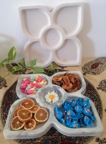 تصویر اردوخوری سنگ مصنوعی طرح گل 