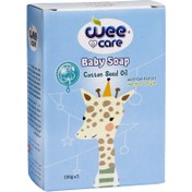 تصویر صابون بچه وی کر حاوی روغن پنبه دانه ۱۰۰ گرم Wee Care Soap Baby Cotton Seed Oil 100 g