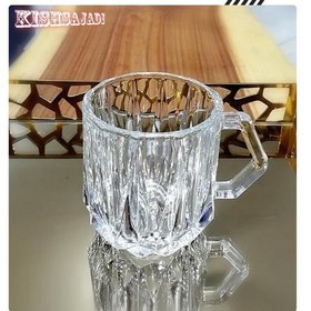 Bezrat Luxury Cappuccino Glass Coffee Tea Cups with Handle [Set of 6]