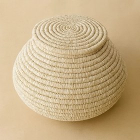 تصویر خمره حصیری مدل ساده 