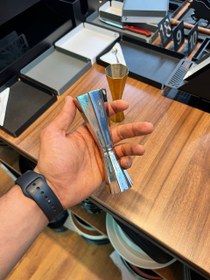 تصویر جیگر ۸ضلعی استیل جیگر ۸ ضلعی – ابزار بار سرد – ریختن سیروپ – کافی‌شاپ – تجهیزات کافی‌شاپ – بار سرد – اکسسوری کافه