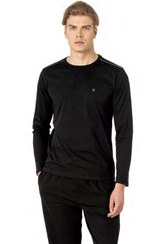 تصویر ست پیژامه مردانه فاق بلند آستین بلند راسته | پیر کاردین Pierre Cardin P6100 