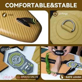 تصویر خرید اینترنتی پدل برد بادی SKATINGER مدل Peninsula Trojan Horse – بادوام، حرفه‌ای و مناسب برای آب‌های آزاد – ارسال رایگان در ایران پاساژ فقط برای خرید نقدی SKATINGER PENINSULA TROJAN HORSE PADDLE BOARD