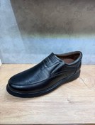 تصویر کفش مردانه بزرگ پا با کیفیت بالا بدون بند مشکی برای اقایون سایز بزگ یا پلاس سایز - مشکی / ۴۷ 