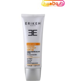 تصویر اریکه کرم ضدآفتاب مخصوص پوست خشک و نرمال SPF50 ا Erike Sunscreen Cream SPF50 Erike Sunscreen Cream SPF50