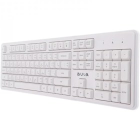 تصویر کیبورد و ماوس سیم دار برند AULA مدل AC102 AULA AC-102 MOUSE AND WIRED KEYBOARD SET