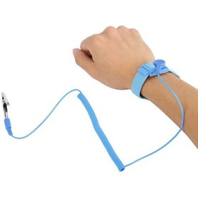 تصویر پد آنتی استاتیک به همراه اتصالات و دستبند 