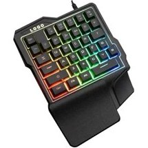 تصویر کیبورد گیمینگ 7 کلید مدل Single Handed Keyboard 