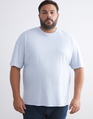 تصویر تی شرت سایز بزرگ مردانه ال سی وایکیکی lc-waikiki lc waikiki 