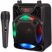 تصویر اسپیکر بلوتوثی سینگ ای مدل ZQS1367 با میکروفون 