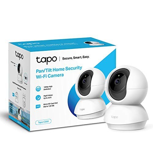 خرید و قیمت TP-LINK Tapo Pan/Tilt Smart Security Camera, Indoor CCTV, 360° Rotational  Views, Works with Alexa&Google Home, No Hub Required, 1080p, 2-Way Audio, Night  Vision, SD Storage, Device Sharing(Tapo C200)
