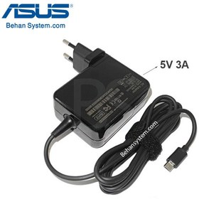 تصویر شارژر ASUS 15W 5V 3A فیش MICRO USB 