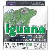 تصویر نخ ماهیگیری ایگوانا سایز ۰.۲۶۵ طول ۱۰۰ متر 