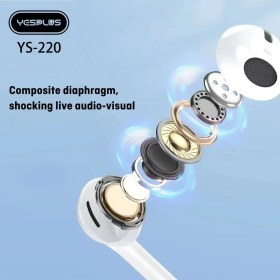 تصویر هندزفری سیمی YS-220 