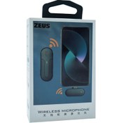 تصویر میکروفون بی‌سیم یقه‌ای دوکاربره Zeus k83 