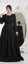 تصویر لباس مجلسی زنانه منجوق مدل مریم سایز ۴۴ تا ۵۲ 