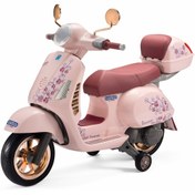 تصویر موتور شارژی وسپا پگ پرگو صورتی | VESPA PEGPEREGO 