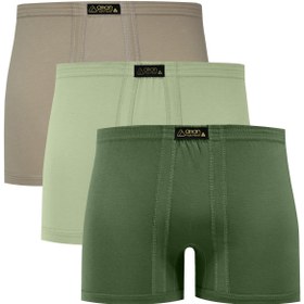 تصویر شورت پادار مردانه آریان نخ باف مدل 1412 بسته 3 عددی 