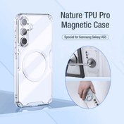 تصویر قاب شفاف مغناطیسی نیلکین Samsung Galaxy A55 مدل Nature TPU Pro Magnetic Samsung Galaxy A55 Nillkin Nature TPU Pro Magnetic Case