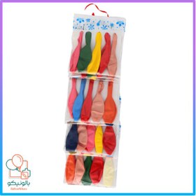 تصویر بادکنک ورقی ۵ عددی ساده 