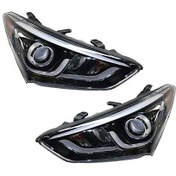 تصویر چراغ جلوی ماشین هیوندای سانتافه برای تمامی مدل ها کد1 Hyundai Santa Fe headlight for all models code 1