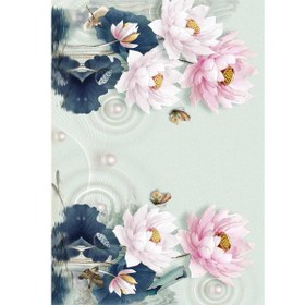 تصویر روفرشی کشدار طرح کلاسیک کد1316 