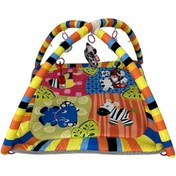 تصویر تشک بازی مدل چهارخانه حیوانات 